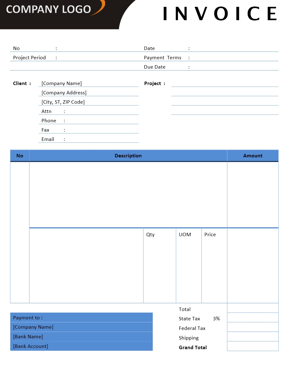 Download Invoice Template Open Office Writer Kebut