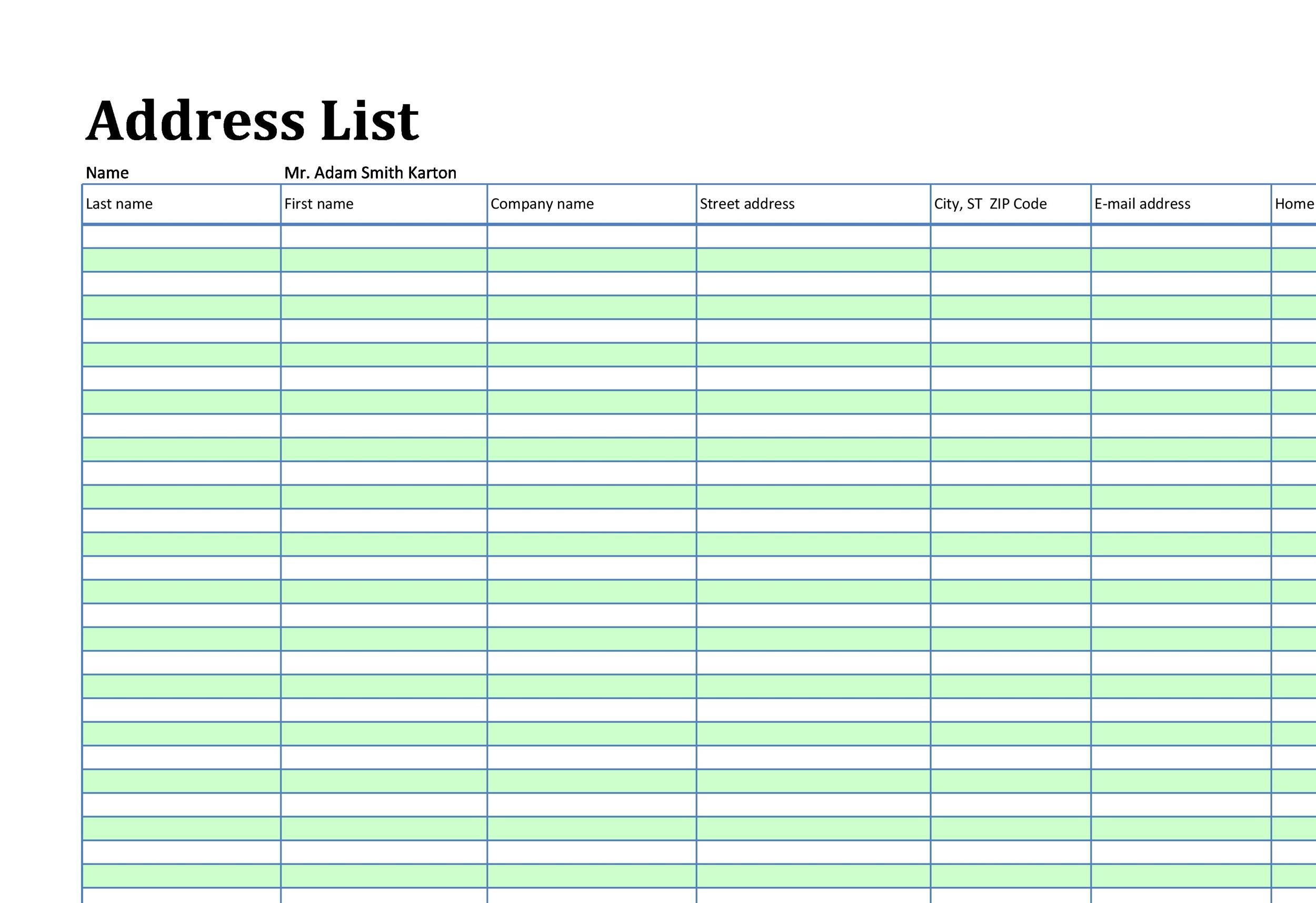 How To Create A Mailing List In Word From Excel